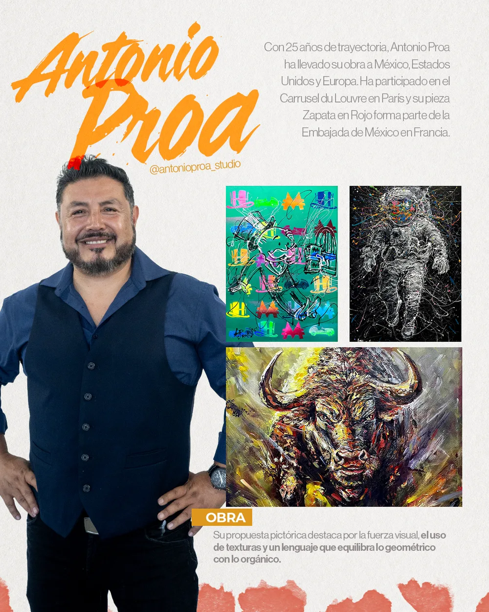 Antonio Proa, artista participante