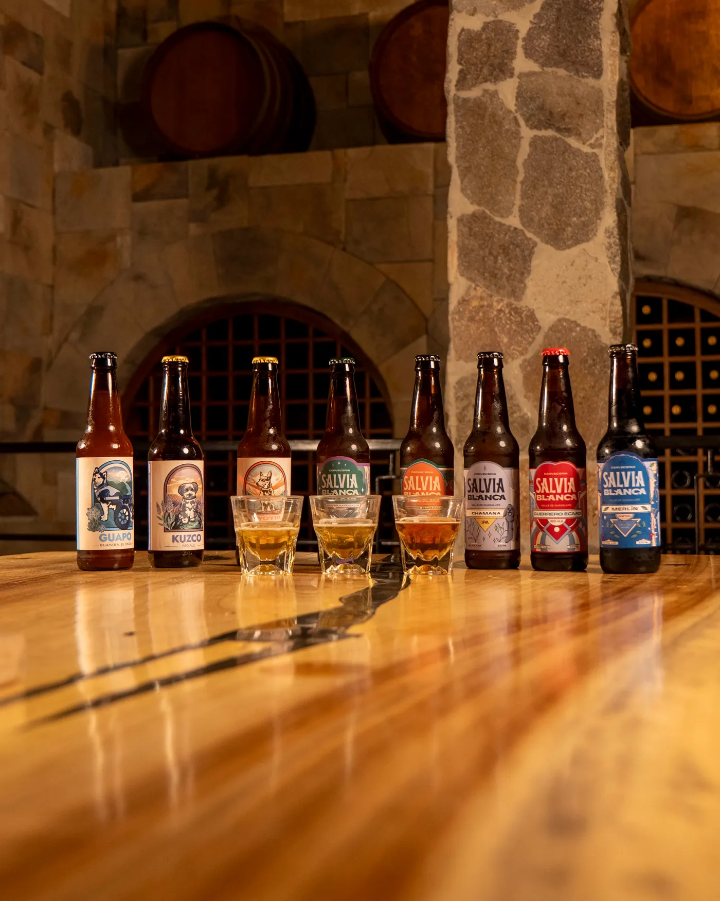 Degustación de las cervezas de Salvia Blanca y La Manada Feliz