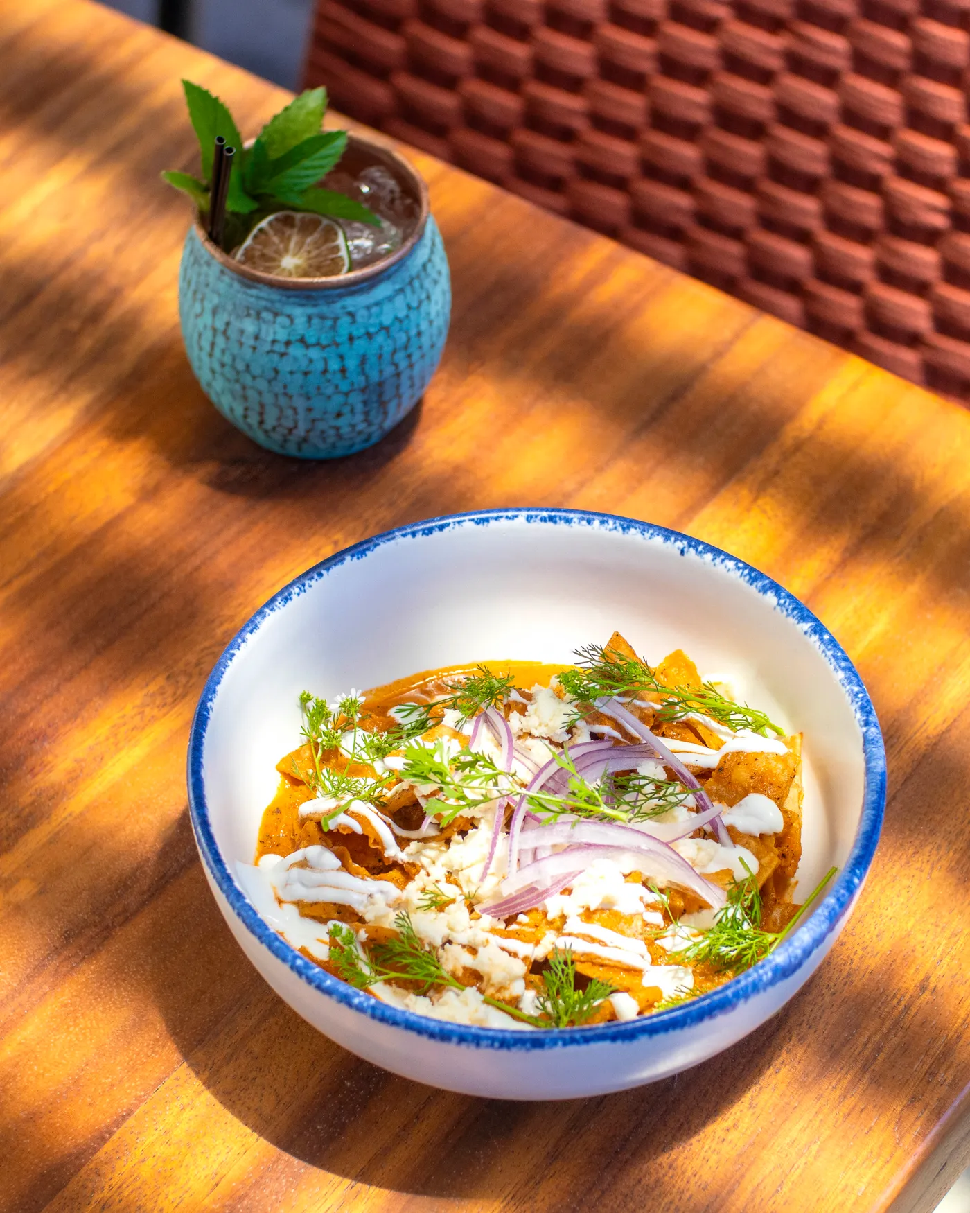 Chilaquiles rojos sencillos